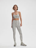 Move Super High 7/8 Legging - Ivory Textured Snake