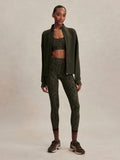 Tayah Zip-Through Sweat - Dark Resin Green