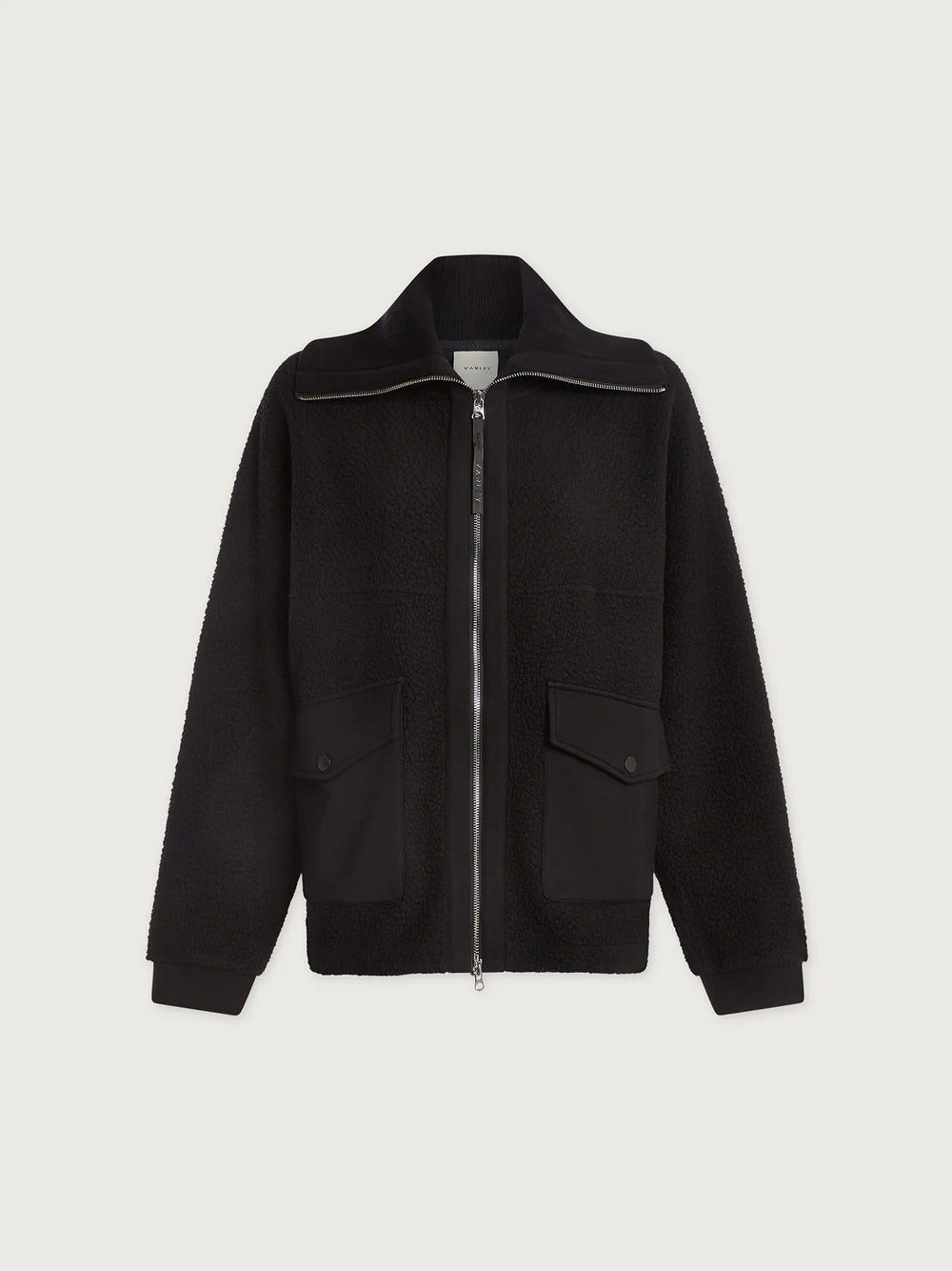 Eleanor Patch Pocket Fleece - Black