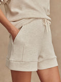 Atrium High-Rise Short - Ivory Marl
