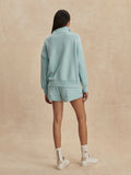 Atrium High-Rise Short - Porcelain Blue