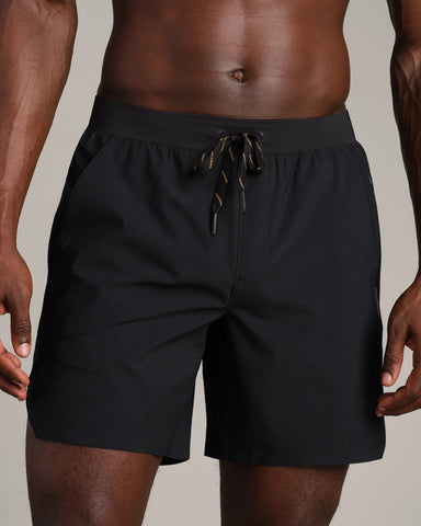 7" Invictus Ripstop Short Lined - Black