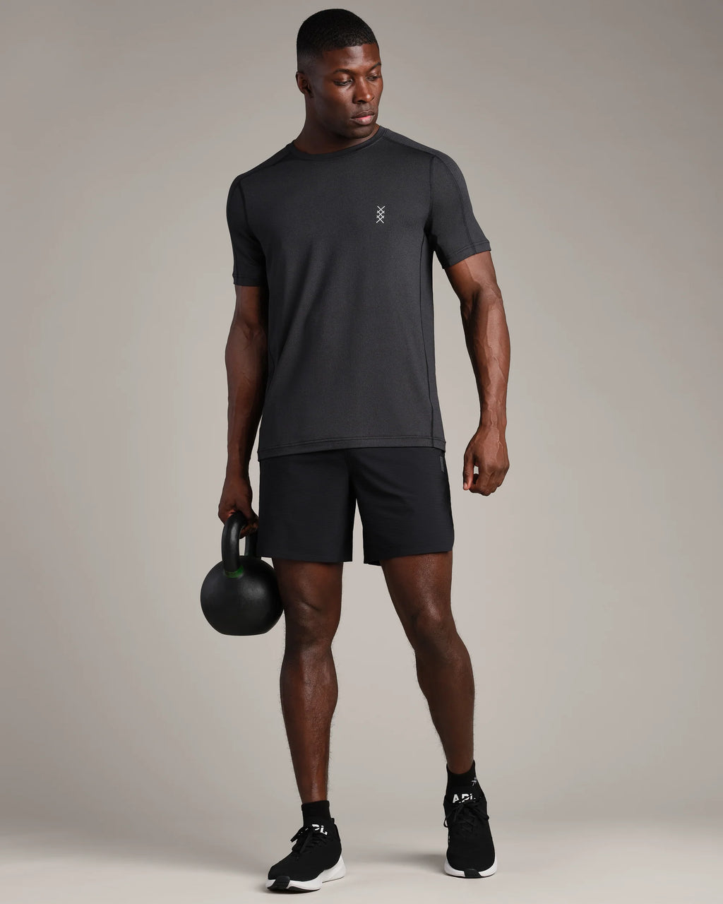 7" Invictus Ripstop Short Lined - Black