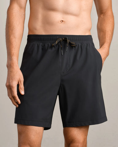 7" Pursuit Short Unlined - Black