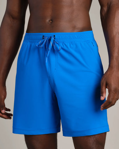 7" Pursuit Short Unlined - Electric Blue