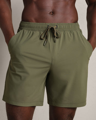 7" Pursuit Short Unlined - Lichen Green