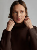 Cavendish Rollneck Knit - Coffee Bean