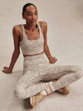 FreeSoft Cori Bra - Ivory Abstract Feather