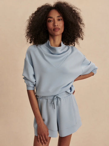 Atrium High Rise Short - Cashmere Blue