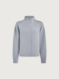 Tayah Zip-Through Sweat - Blue Blizzard