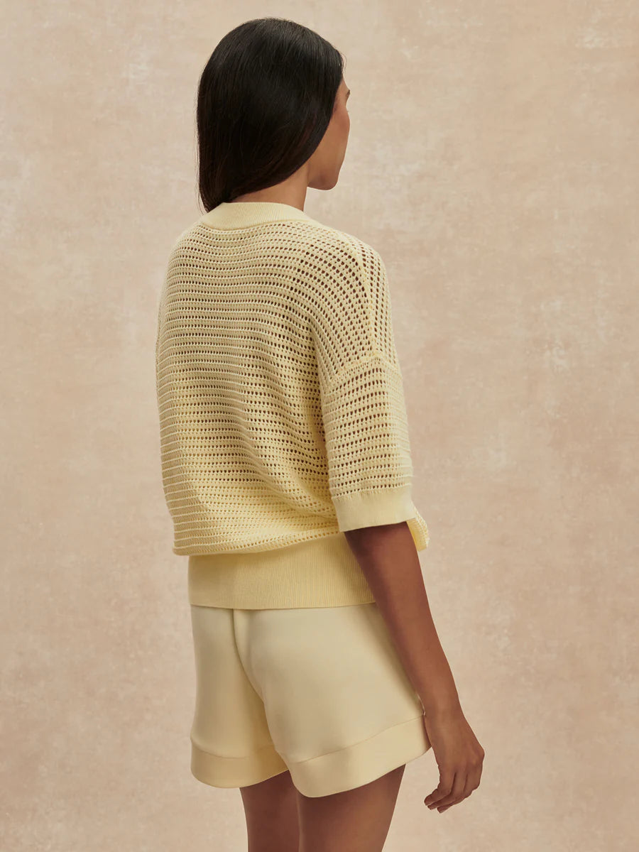 Callie Knit Top - Anise Flower