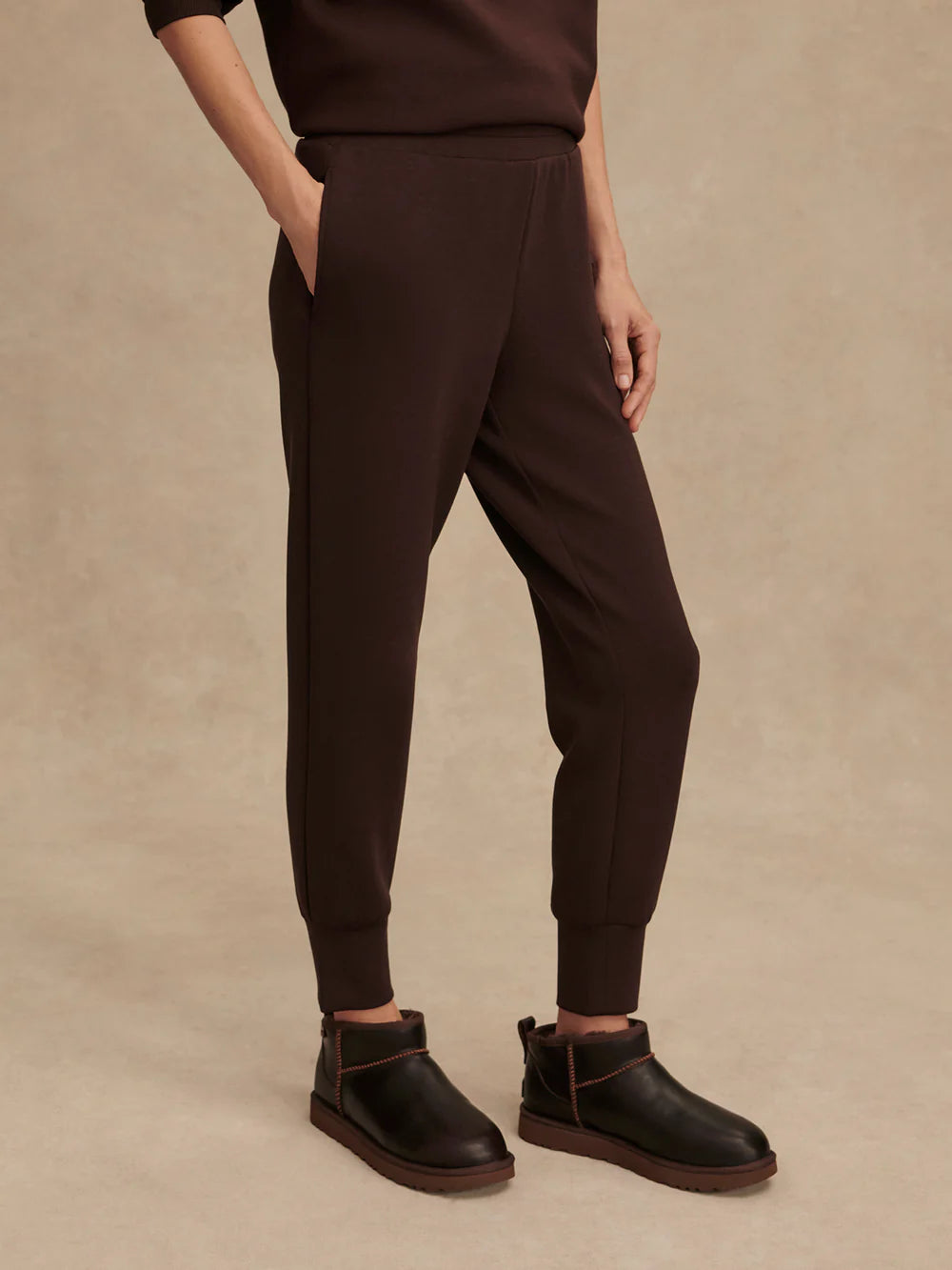The Slim Cuff Pant 27.5 - Coffee Bean