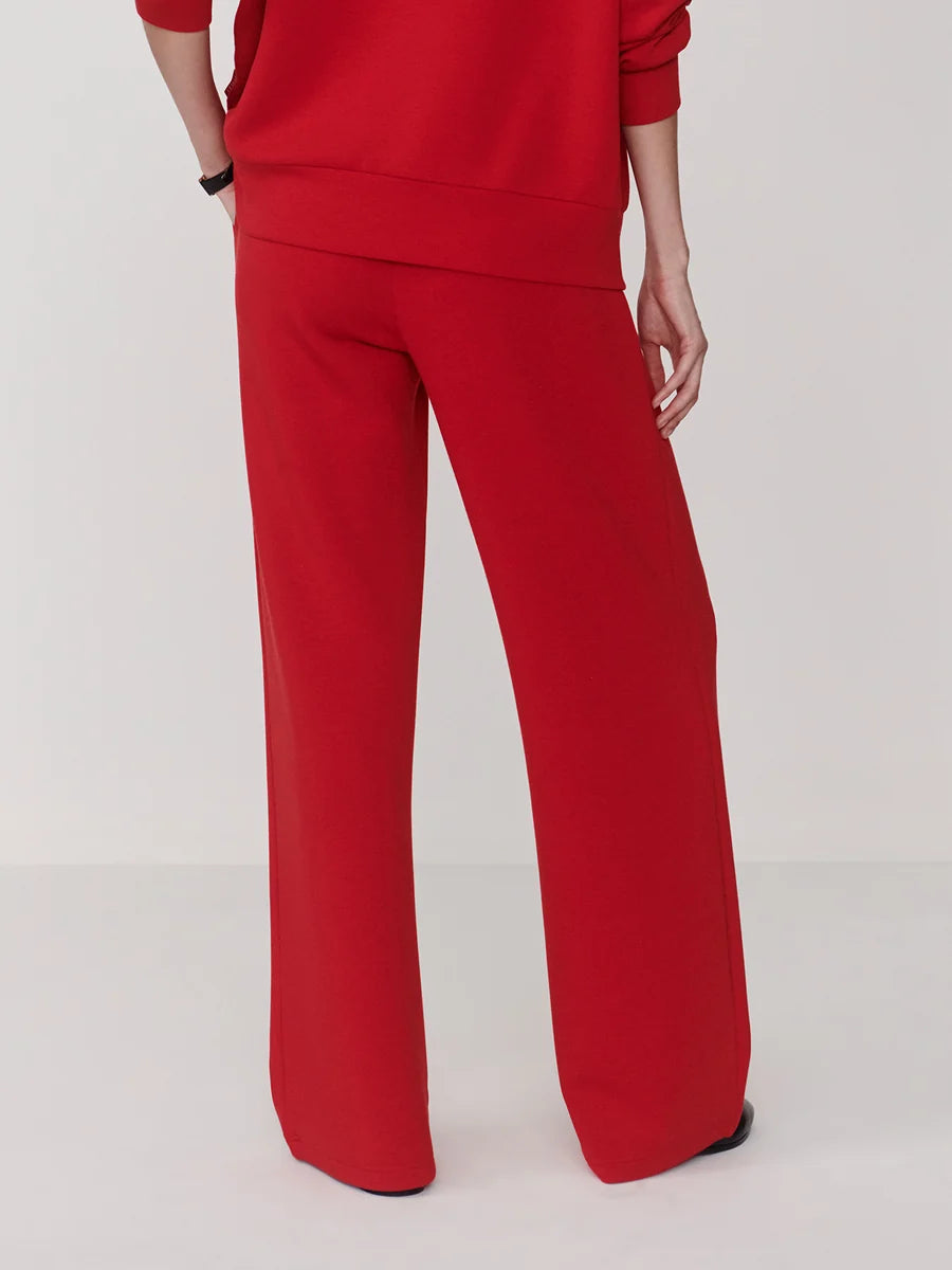 The Wide Leg Pant - Red Marl