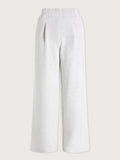 The Extra Wide Leg Pant - Ivory Marl