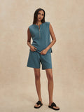 Rumer Long Short - Mallard Blue