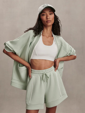 Barnes High-Rise Short - Aqua Foam