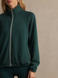 Magda Zip-Through Sweat - Ponderosa Pine