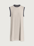 Endo Court Dress - White/Blue Nights