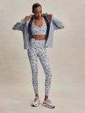 Tayah Zip-Through Sweat - Blue Blizzard