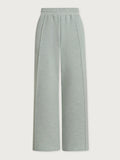 The Wide Leg Pant - Mint Green Marl