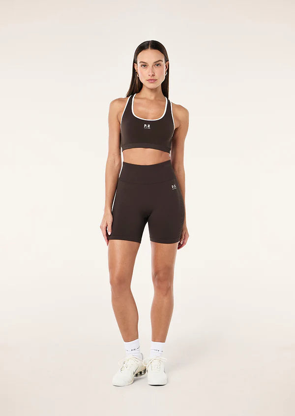 Adaptation Seamless Sports Bra - Coffee/Whisper White