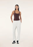 Adventure Cuffed Trackpant - Snow Marle