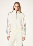 Align Zip Neck Sweat - Whisper White