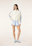 Align Zip Neck Sweat - Whisper White
