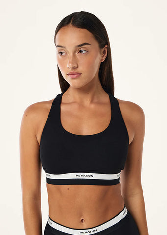 Avant Sports Bra - Black/Whisper White