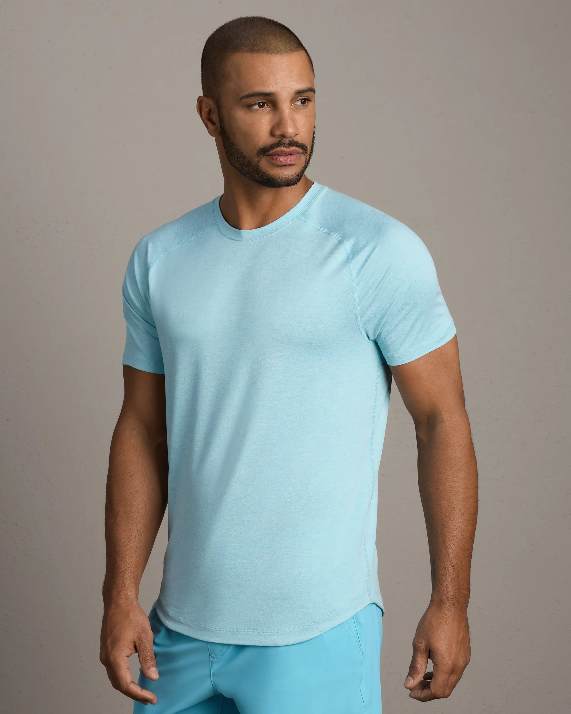 Atmosphere Tee - Belize Blue Heather