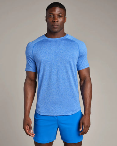 Atmosphere Tee - Electric Blue Heather