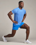 Atmosphere Tee - Electric Blue Heather