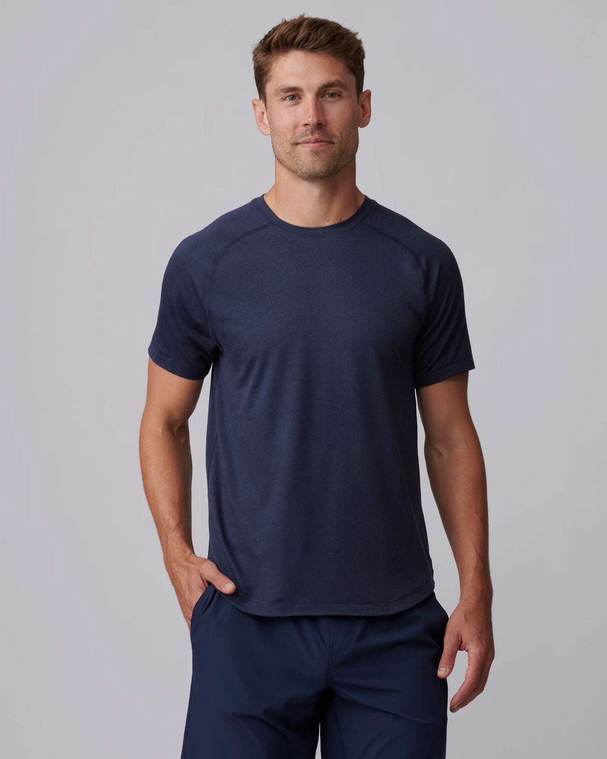 Atmosphere Tee - Heather Navy