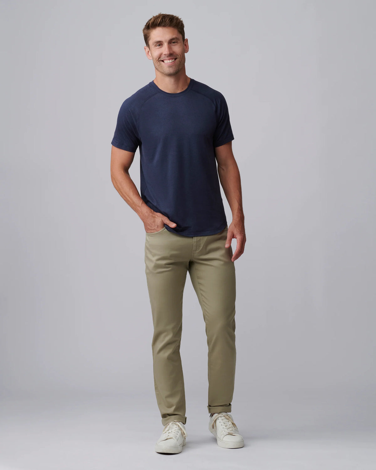 Atmosphere Tee - Heather Navy