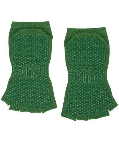 Toeless Grip Socks - Forest Green