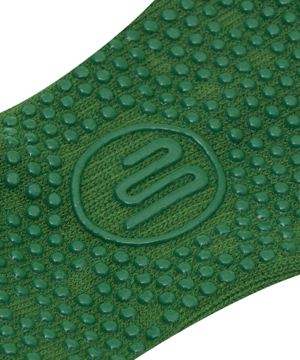 Toeless Grip Socks - Forest Green
