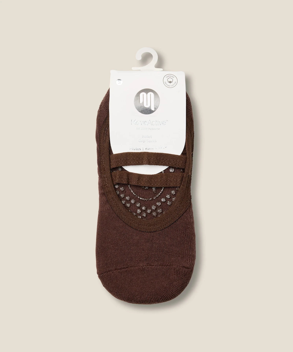 Ballet Grip Socks - Espresso