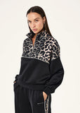 Boundless Zip Neck - Leopard