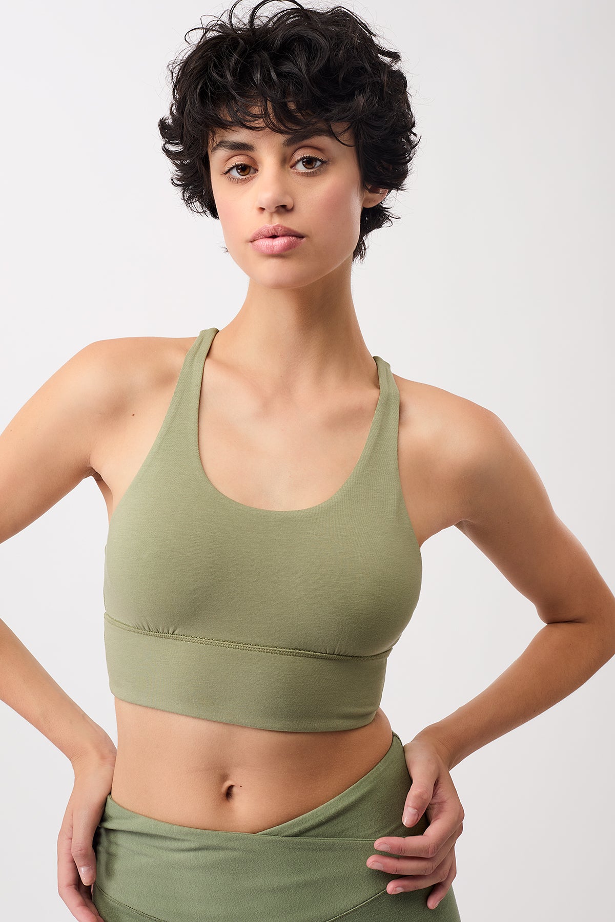 New Studio Bra - Mossy Bark