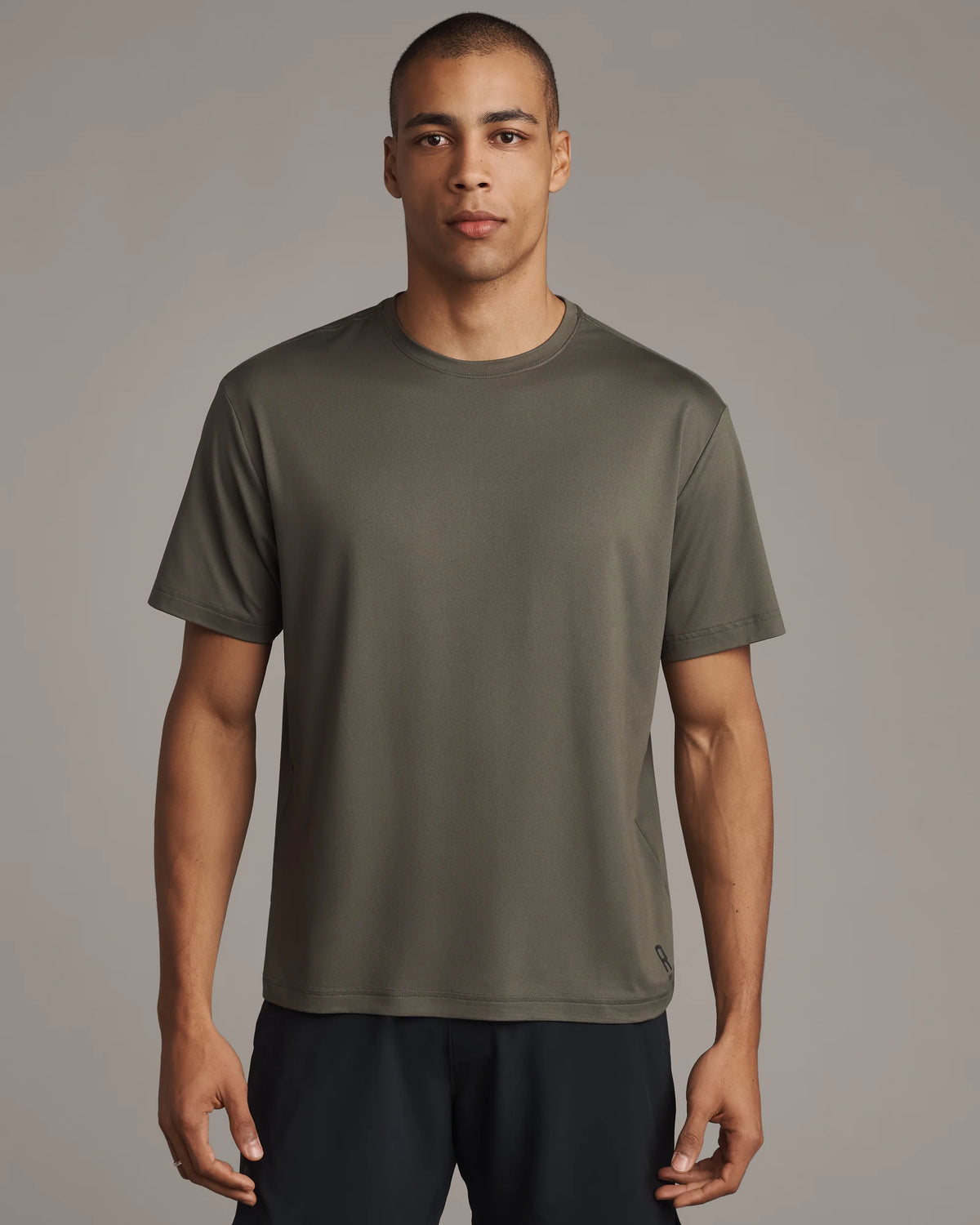 Base Training Relaxed Tee - Lichen Green