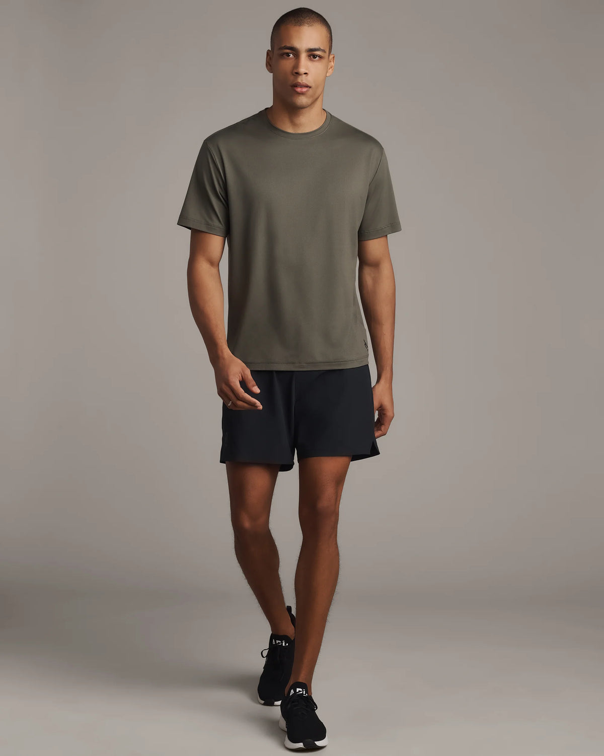 Base Training Relaxed Tee - Lichen Green