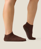 Classic Low Rise Grip Socks - Espresso
