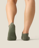 Classic Low Rise Grip Socks - Khaki