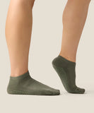 Classic Low Rise Grip Socks - Khaki