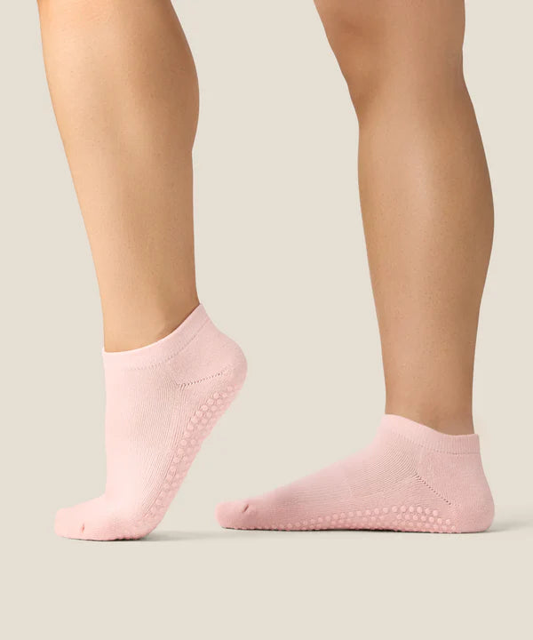 Classic Low Rise Grip Socks - Sweet Pink