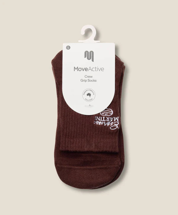 Crew Grip Socks - Espresso Martini
