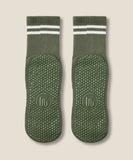 Crew Grip Socks - Sporty Stripe Khaki