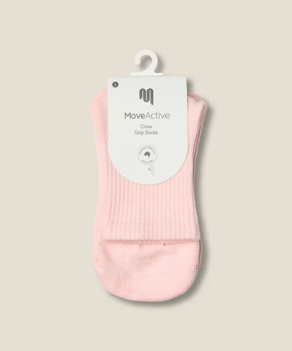 Crew Grip Socks - Sweet Pink