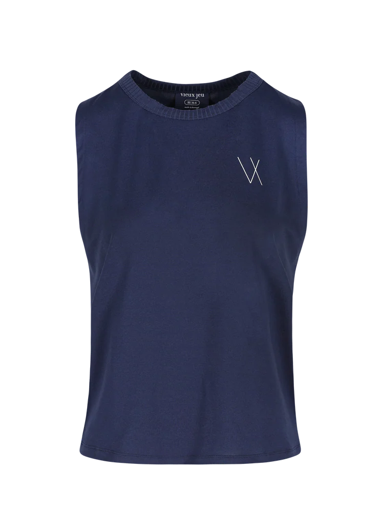 Camille Top - Dress Blue