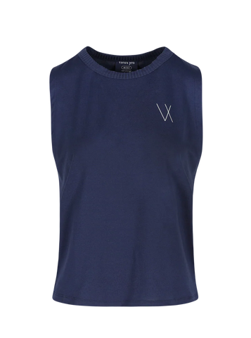 Camille Top - Dress Blue